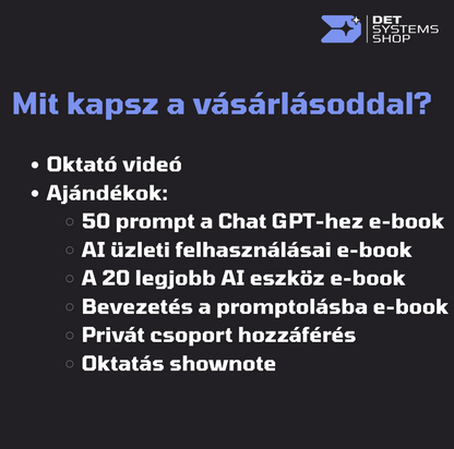 Online AI kurzus – mesterséges intelligencia képzés