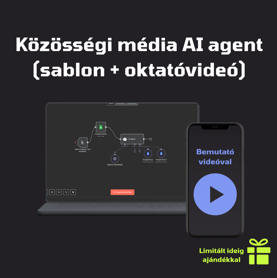 Social media AI agent – tartalomtervezés AI-val