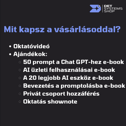 AI oktatóvideók, Ai oktatóanyag