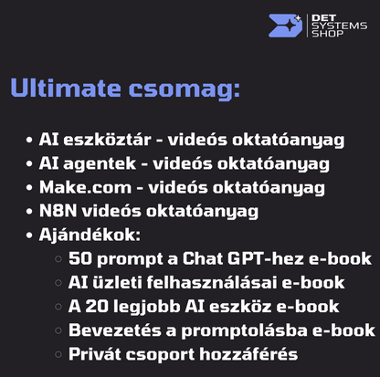 Ultimate AI csomag – teljes AI mesteranyag