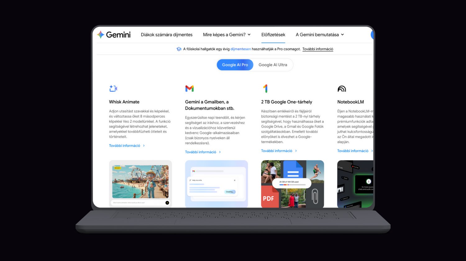 Google AI Pro – üzleti AI eszközök képzés