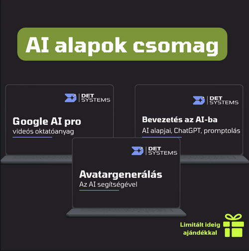 AI kezdőcsomag – alapfogalmak és gyakorlati használat