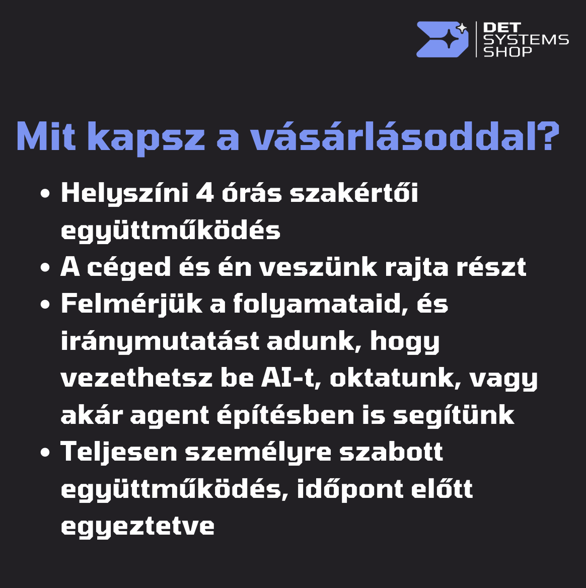 AI office 4 óra - helyszíni