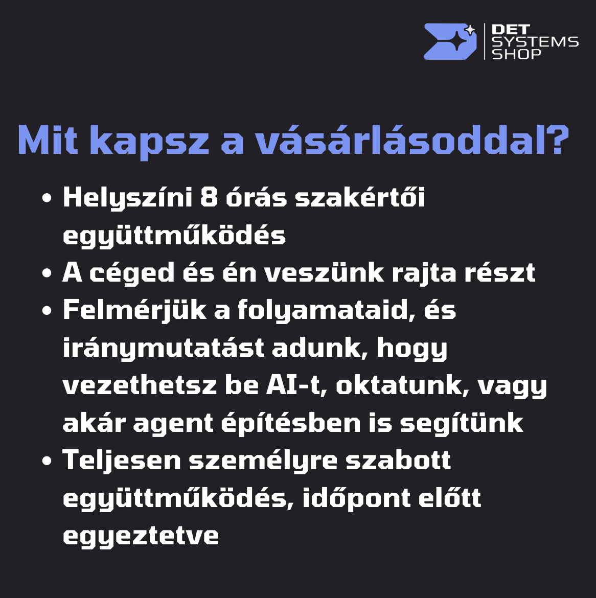 AI office 8 óra - helyszíni