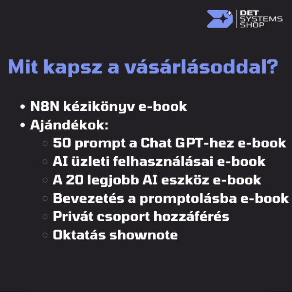 N8N kézikönyv - online e-book