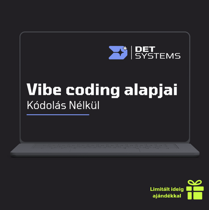 Vibe coding az AI-val - videós oktatóanyag