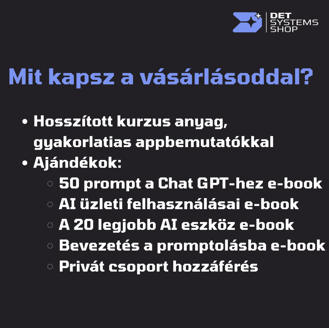 AI appbemutatók - videós mesterkurzus