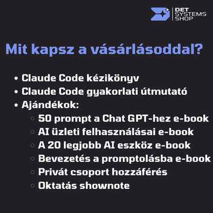Claude Code kézikönyv és útmutató - online e-book